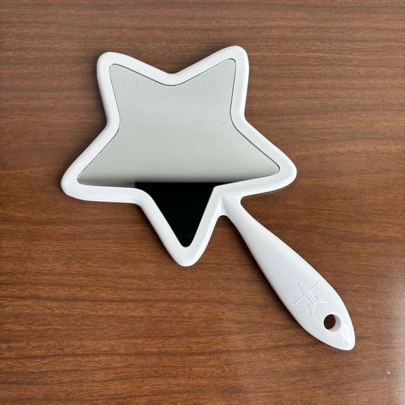 Jeffree Star White & Gold Glitter Hand Mirror - Picture 2 of 8